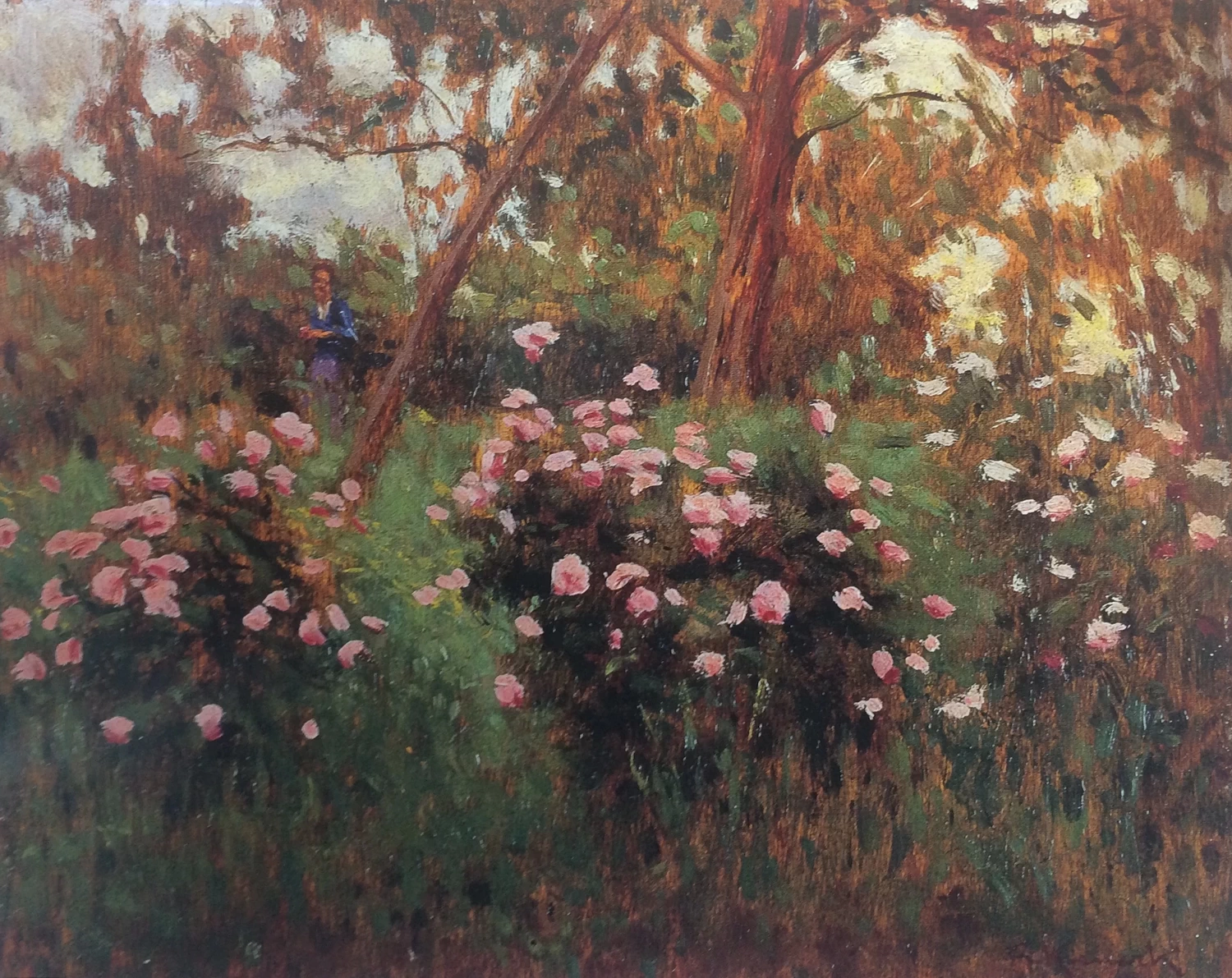 Rose sul prato - Museo Giorgio Kienerk, Fauglia, Pisa